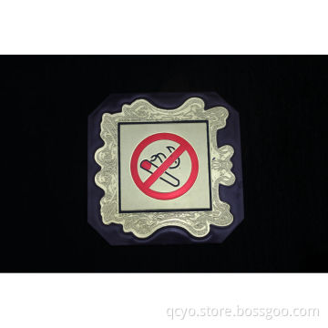 made in china handmade Acrylic no smoking sign board